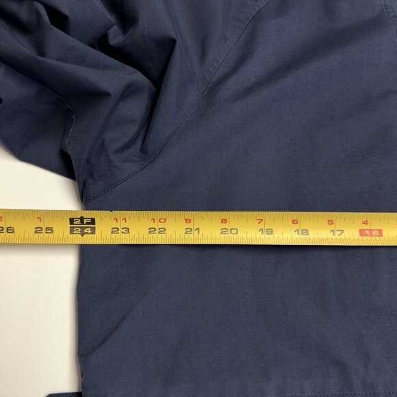 Vintage Burberry Jacket Womens Large 24x28 Blue Hide a Hood England - Picture 16 of 16